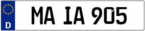 Truck License Plate
